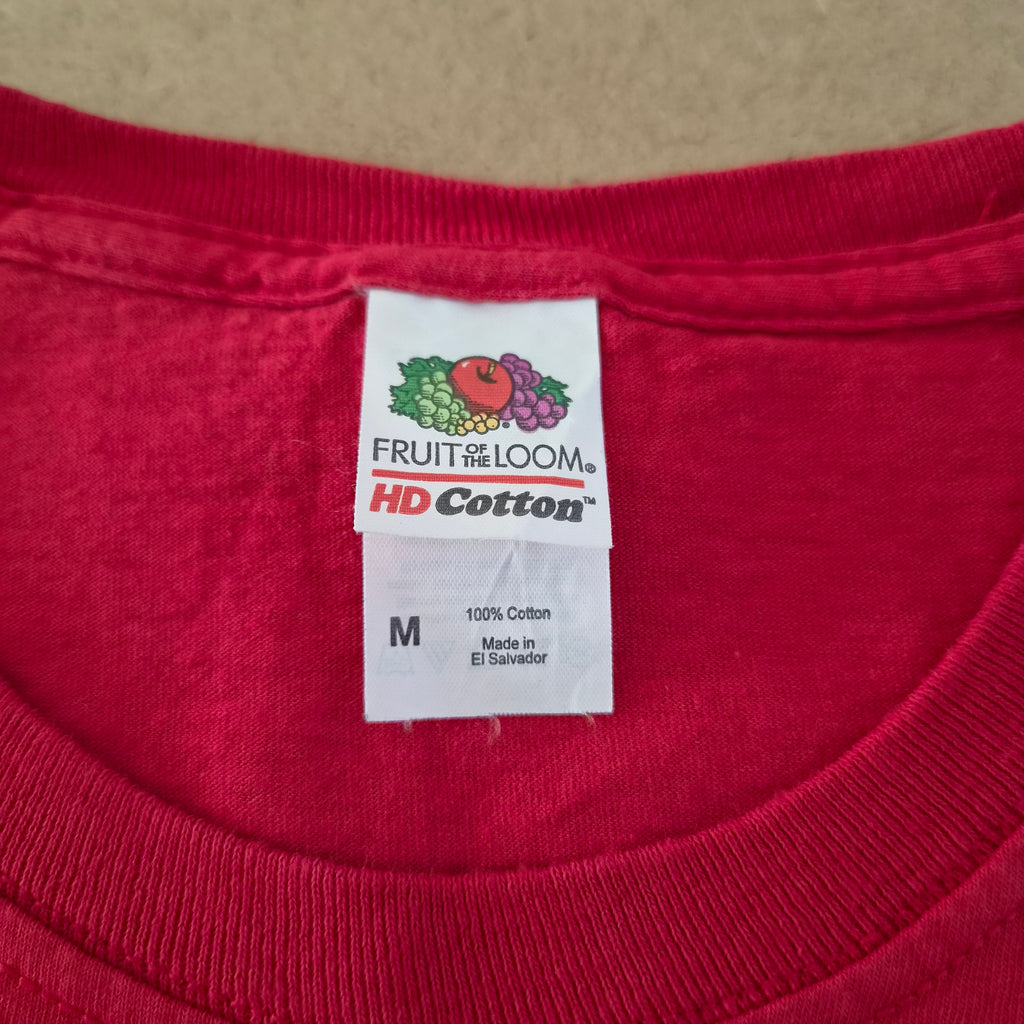 T-shirt Coldwater Cardinals Basketball Rouge — Fruit of the Loom HD Cotton 100% Coton — M — Très bon état
