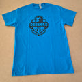 T-shirt Gildan Soccer 2022 Coach Bleu Turquoise — North County Recreation District Fresh Foods — M — Très bon état