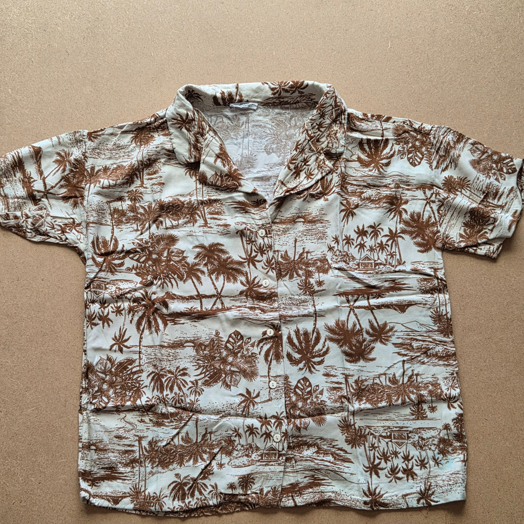 Chemise Hawaïenne Ardene – Imprimé Palmiers – Taille S