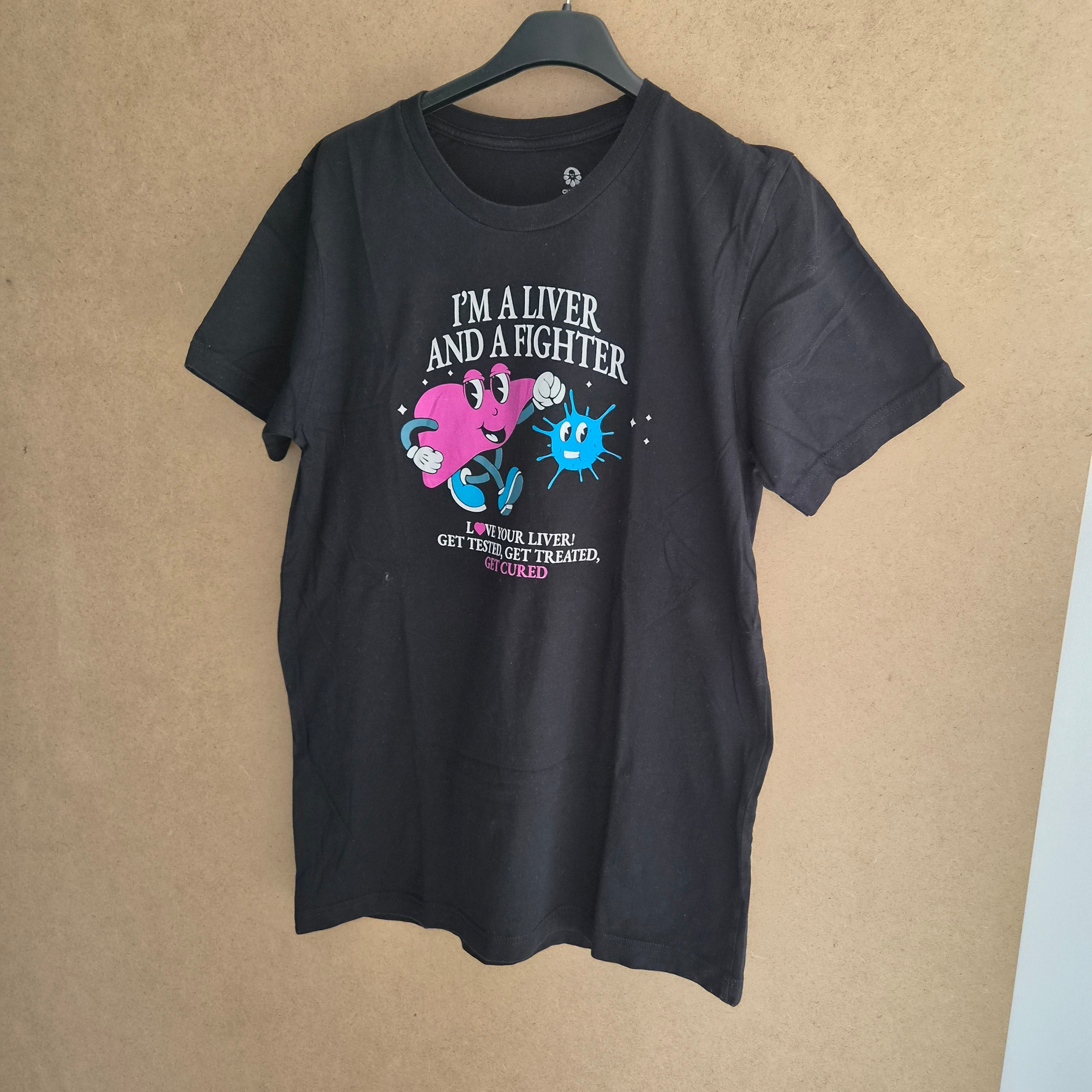T-shirt "I'm a Liver and a Fighter" – Stanley/Stella – Taille S
