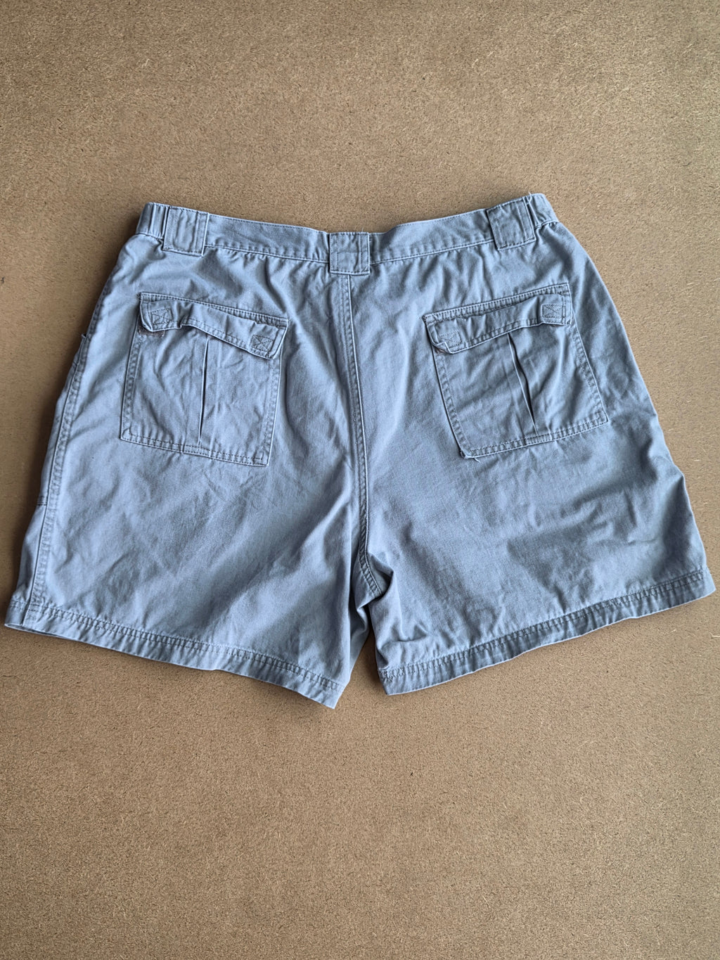 Short cargo Croft & Barrow bleu gris - vue de dos