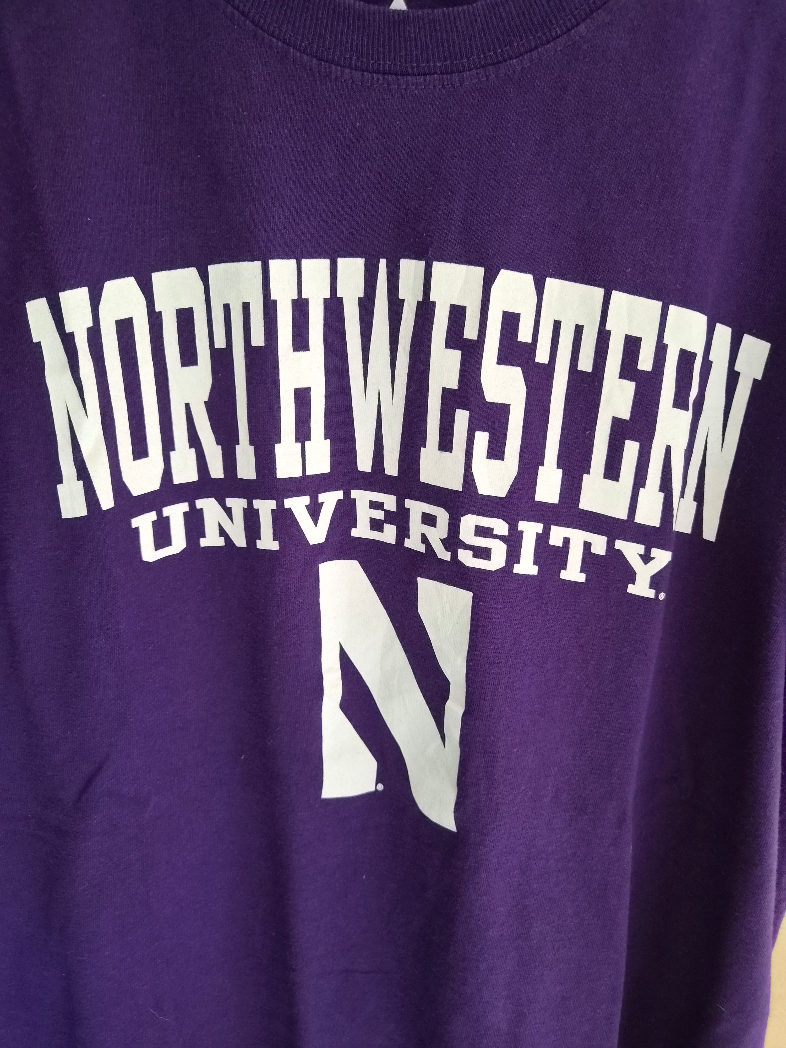 T-shirt Northwestern University violet - vue de face