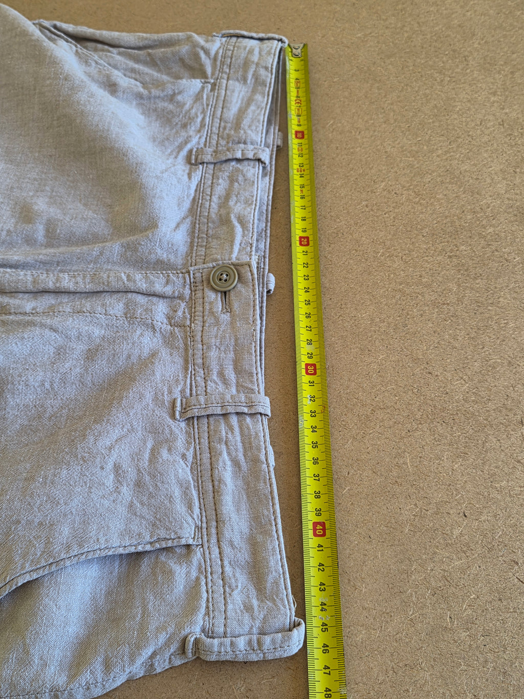 Short Express - mesure largeur ceinture ~48 cm