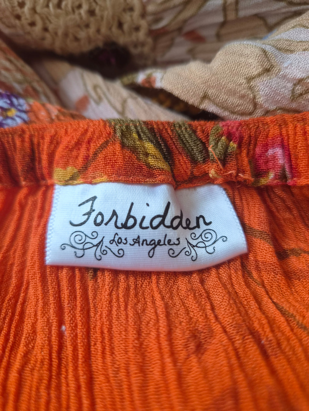 Jupe Longue Vintage Fleurie – Taille Élastique- Taille 40
