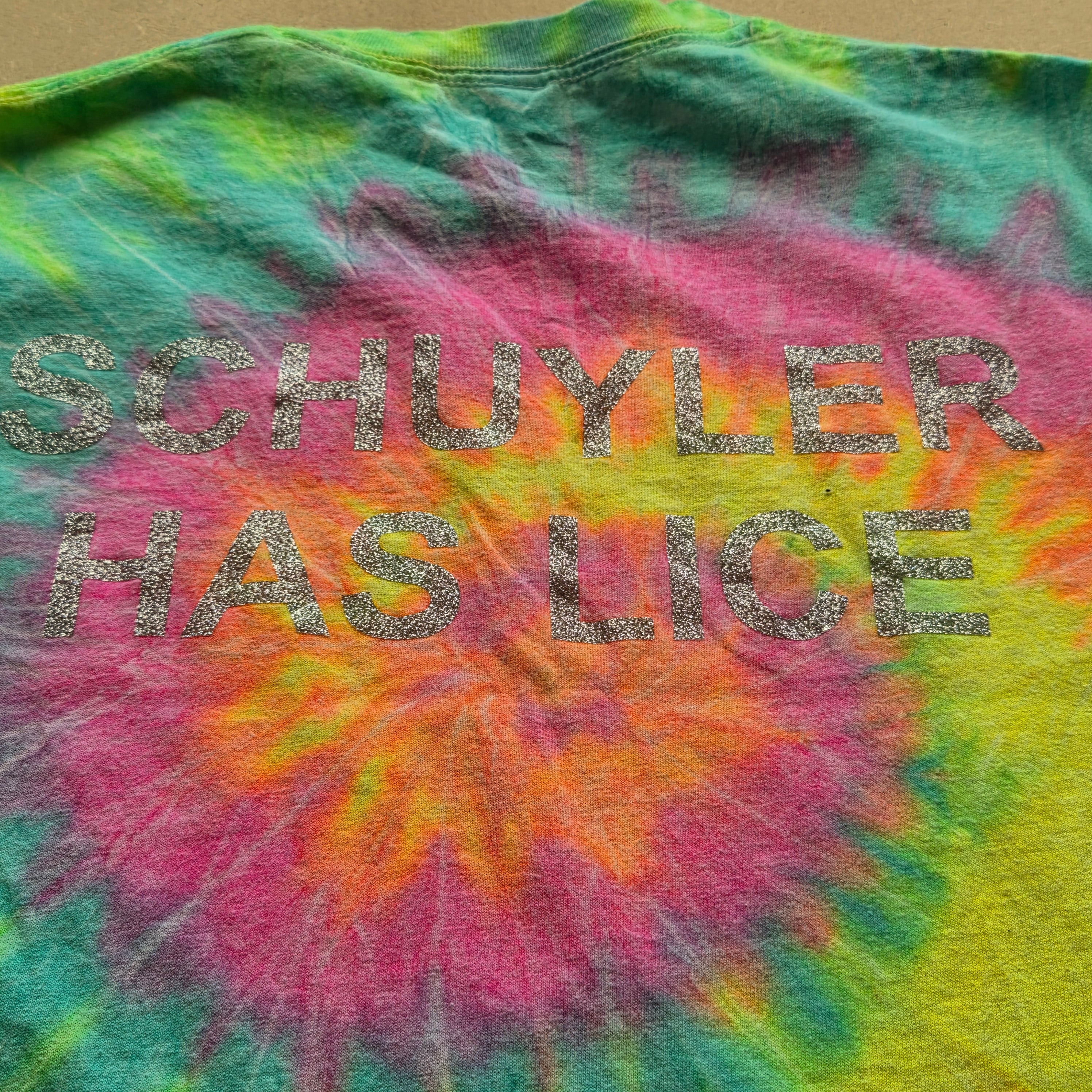 T-shirt Tie-Dye Vintage Colortone - Spotlighter Invitational 2019 - Multicolore - S