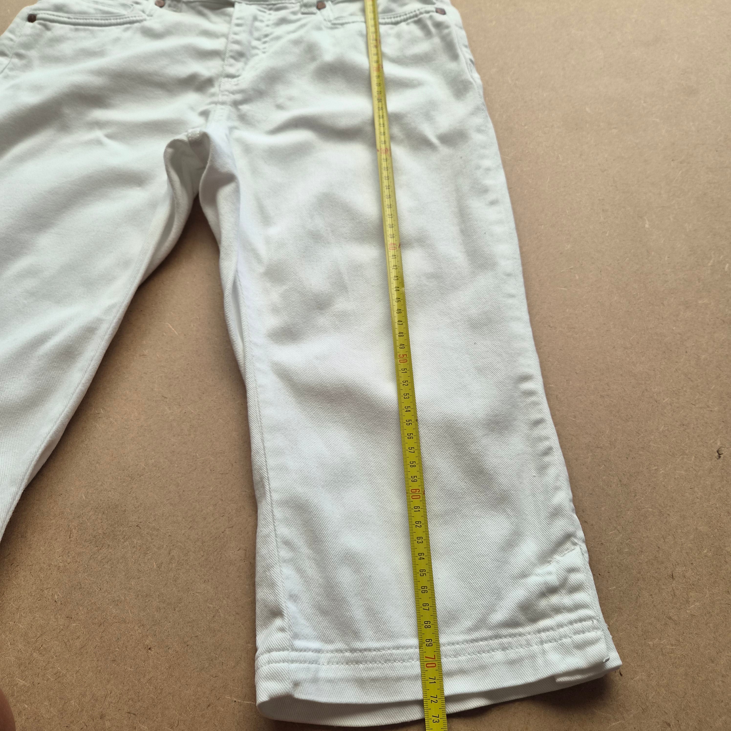 Pantacourt Lee femme blanc Just Below The Waist – taille 38