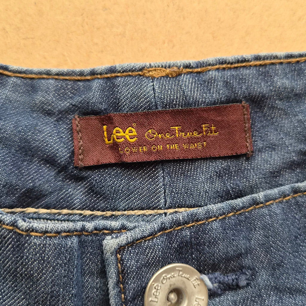 Pantacourt Lee One True Fit femme en jean – taille 42