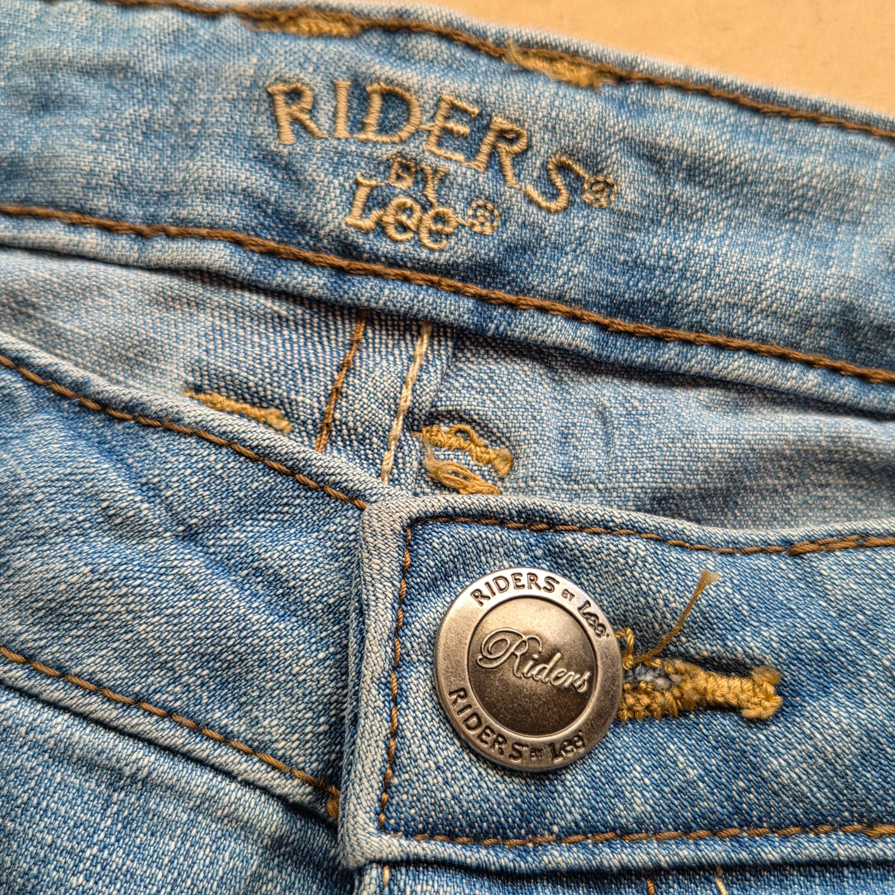 Pantacourt Riders by Lee femme denim bleu – taille 42