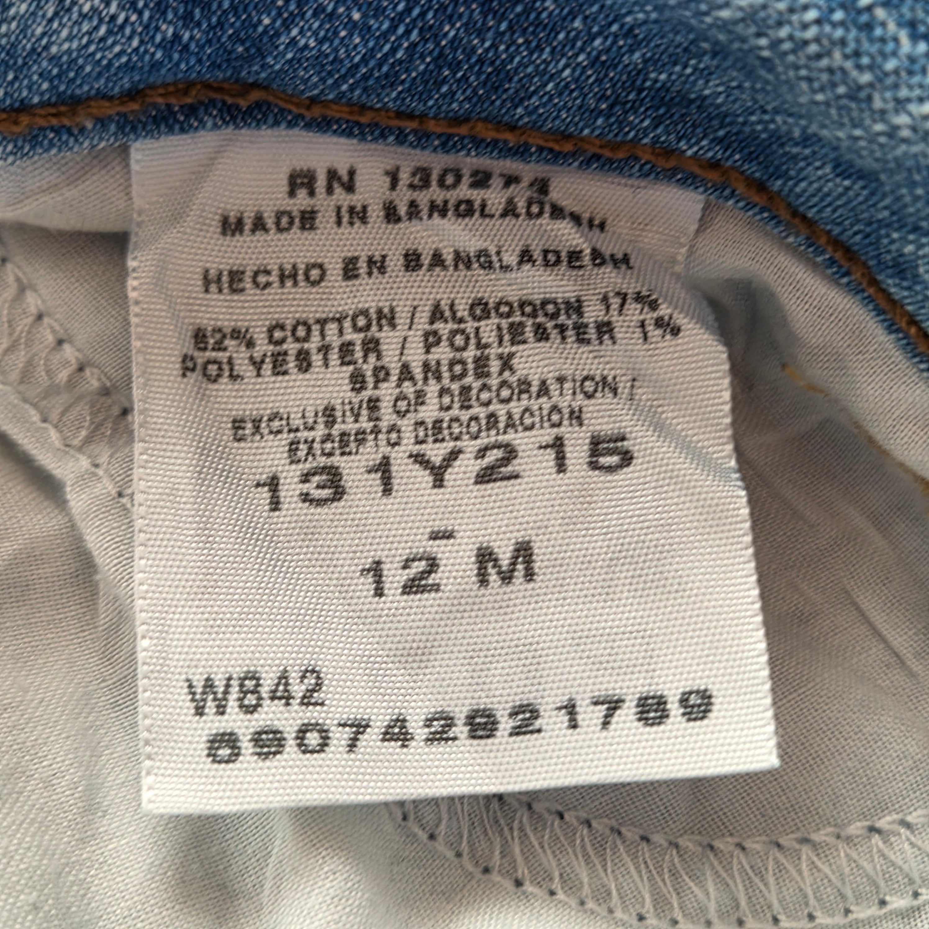 Pantacourt Riders by Lee femme denim bleu – taille 42