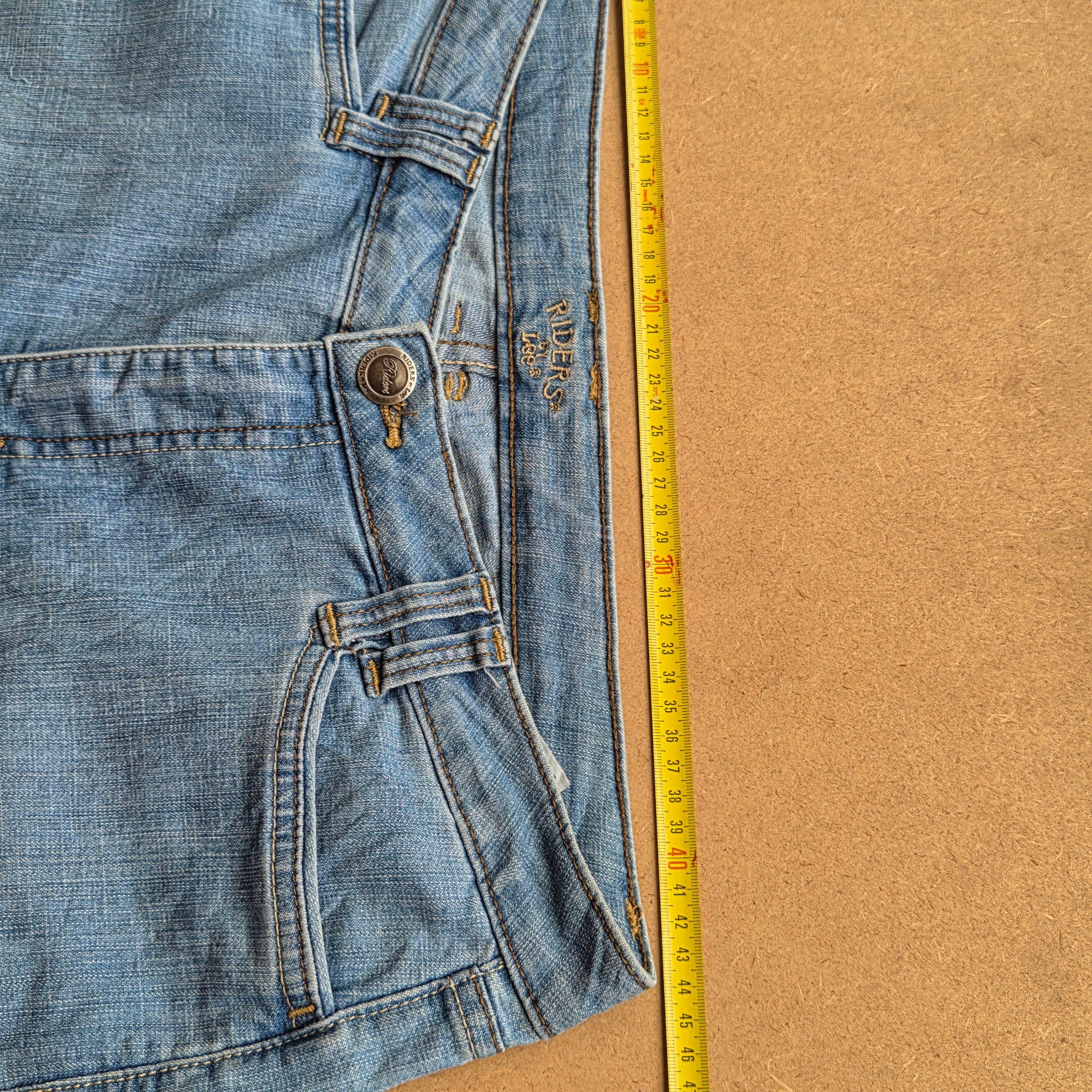 Pantacourt Riders by Lee femme denim bleu – taille 42