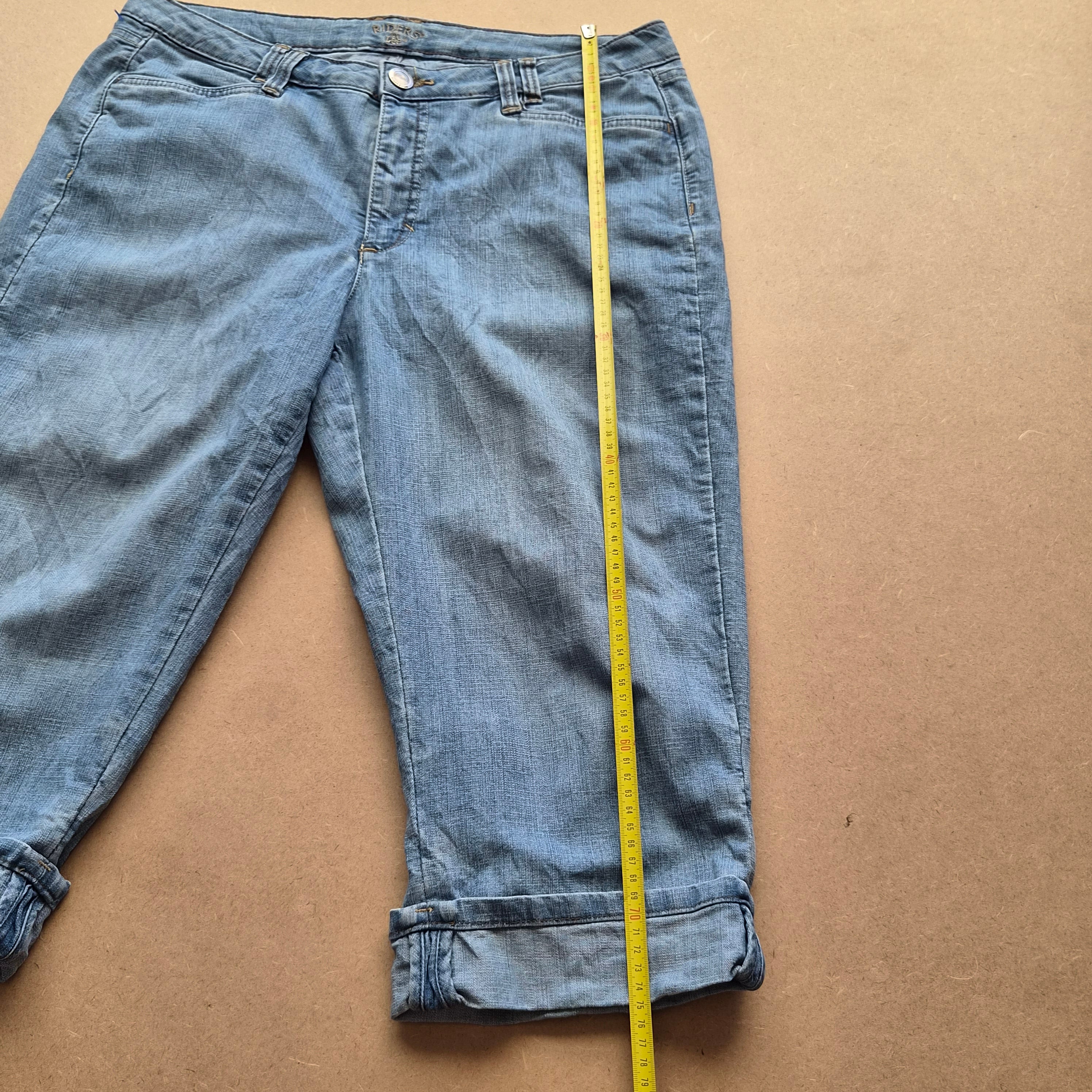 Pantacourt Riders by Lee femme denim bleu – taille 42