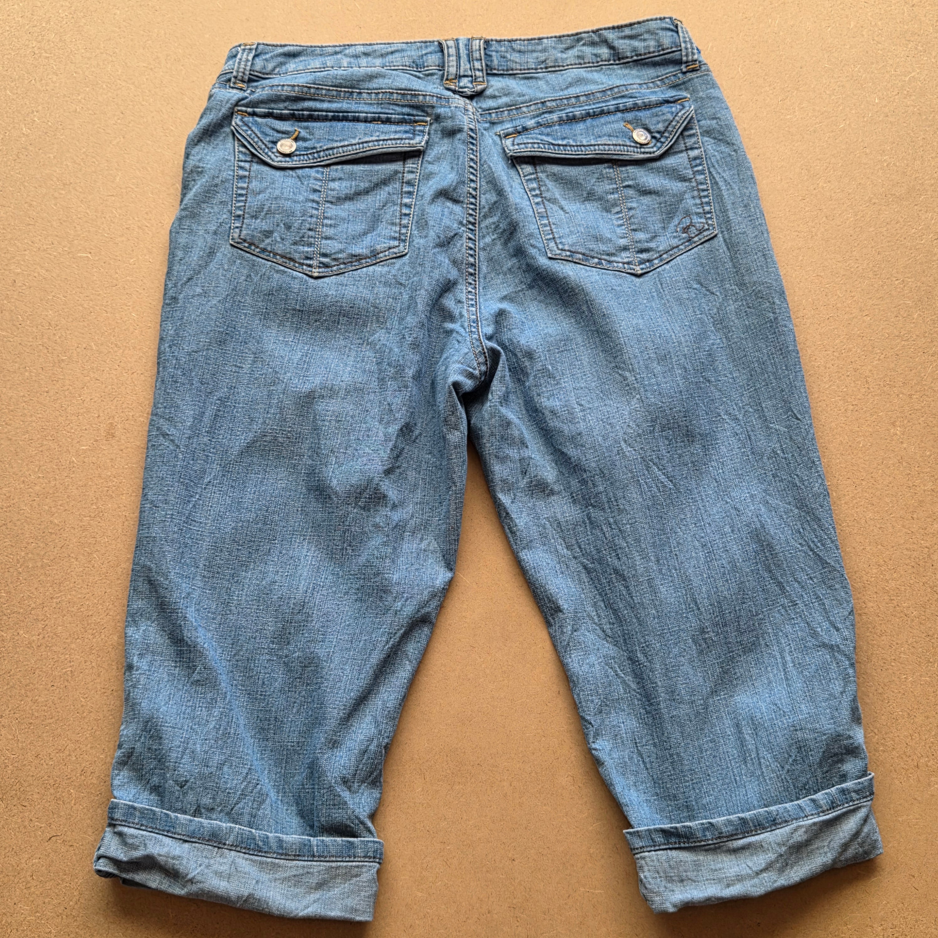 Pantacourt Riders by Lee femme denim bleu – taille 42