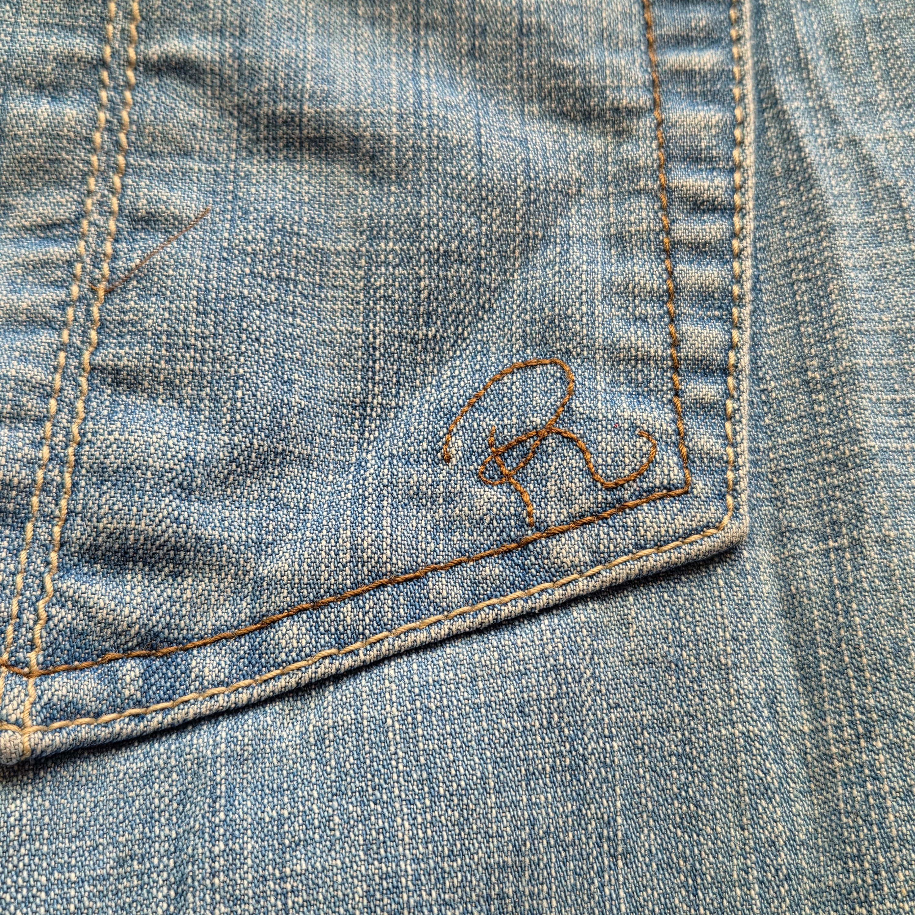 Pantacourt Riders by Lee femme denim bleu – taille 42