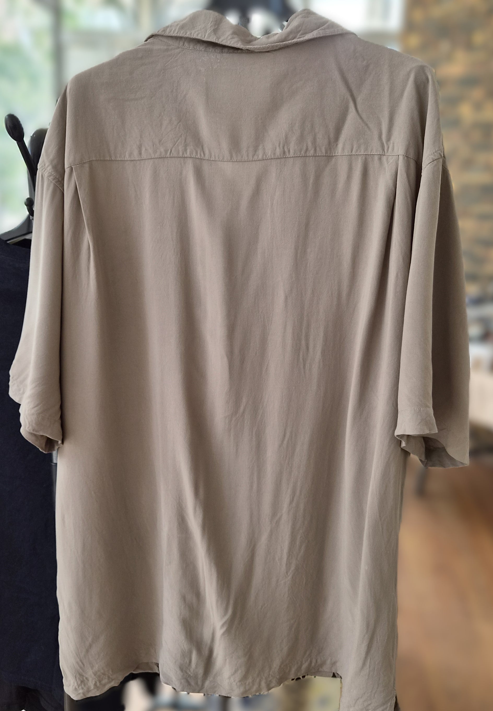 Chemise hawaïenne vintage Seven Palm XL – 100% rayon motif floral