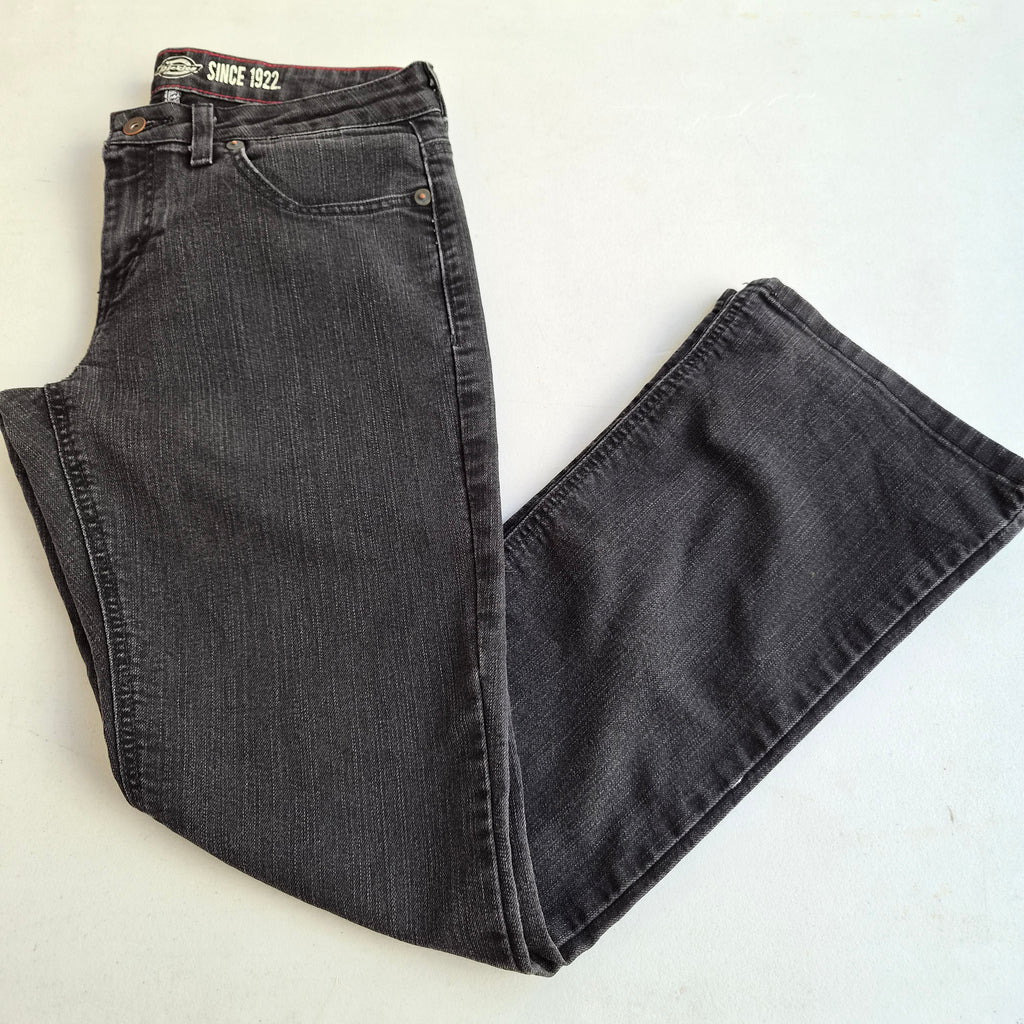Jean Dickies femme relaxed noir délavé – taille 36/38