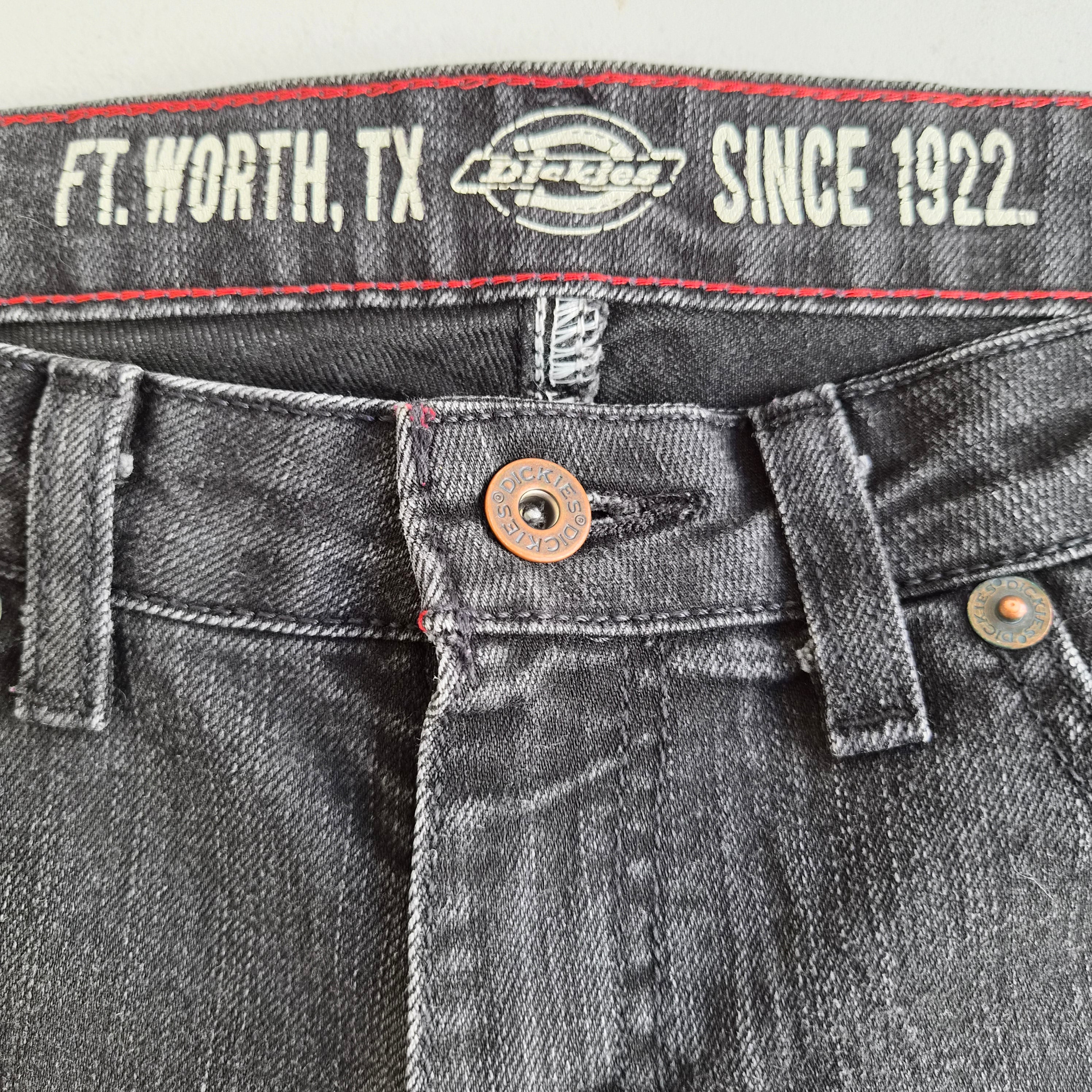 Jean Dickies femme relaxed noir délavé – taille 36/38