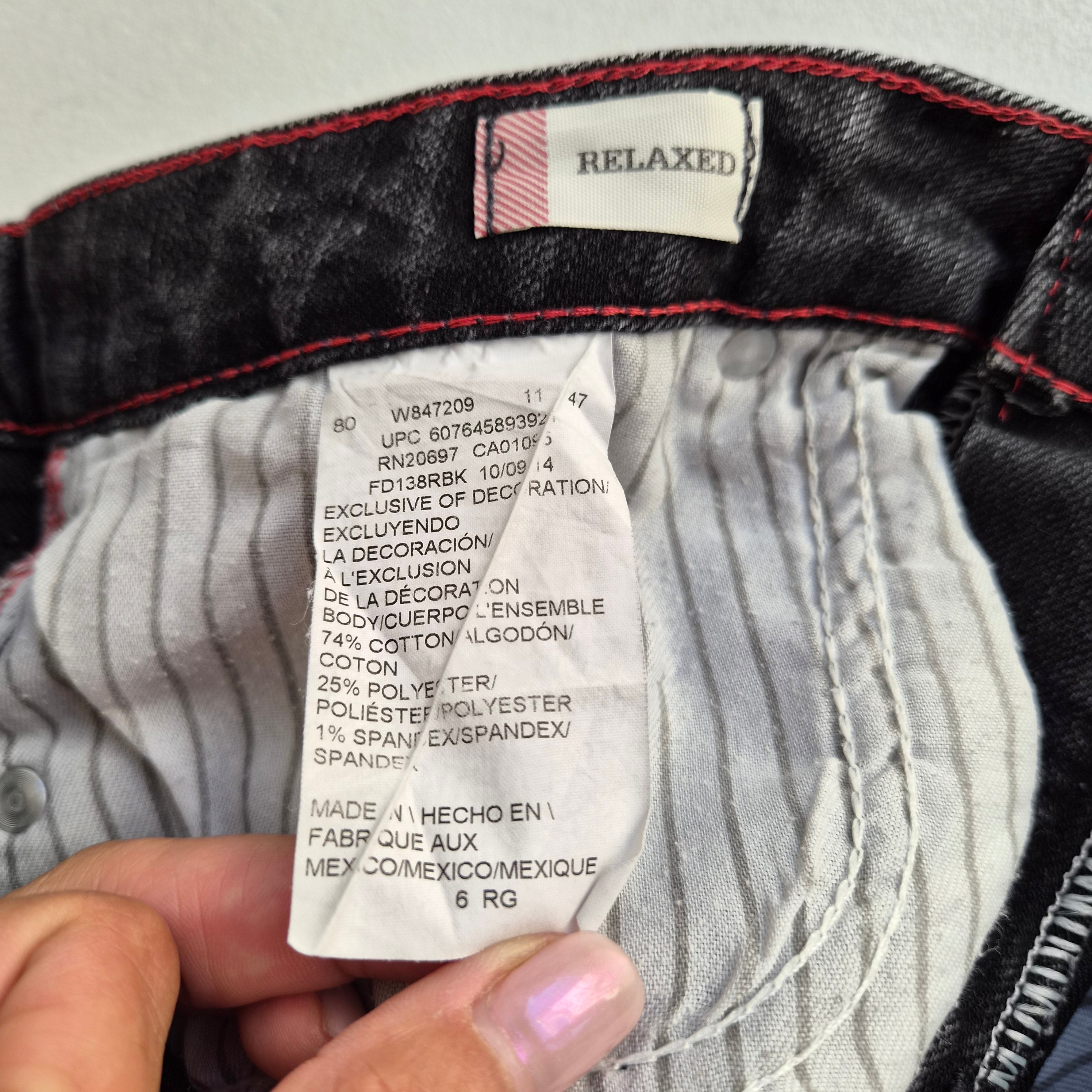 Jean Dickies femme relaxed noir délavé – taille 36/38
