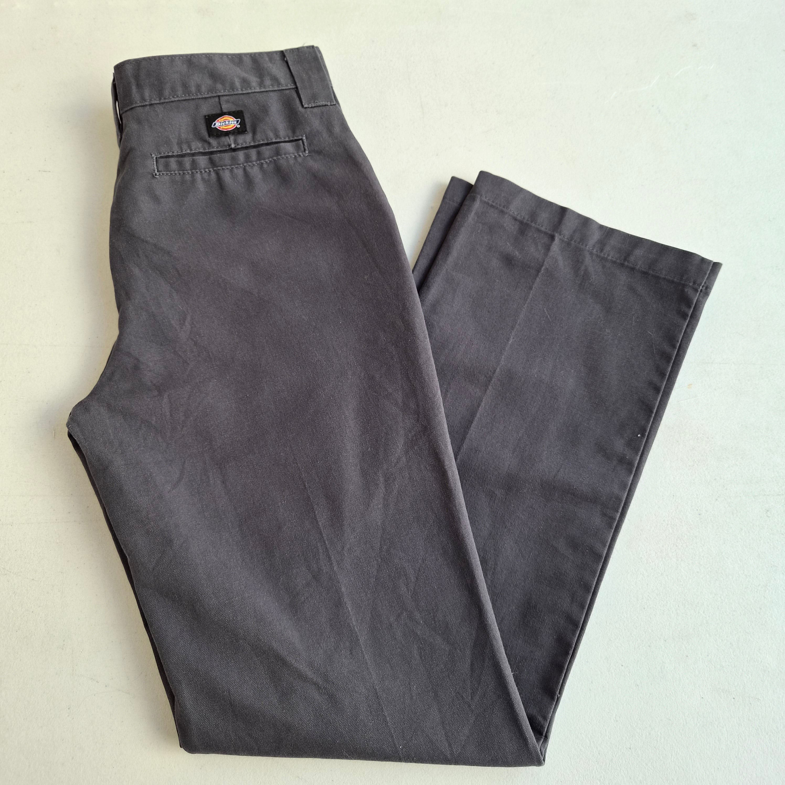 Pantalon Dickies femme slim straight gris – taille estimée 34/36