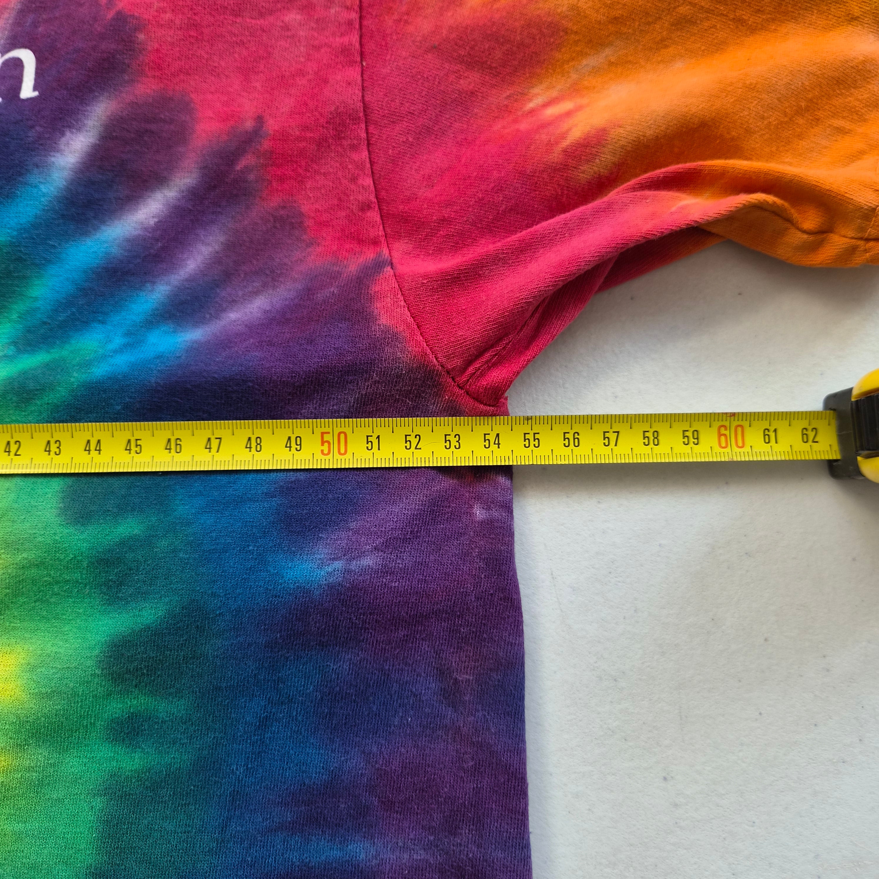 T-shirt tie-dye Triton multicolore motif spiralé – taille L