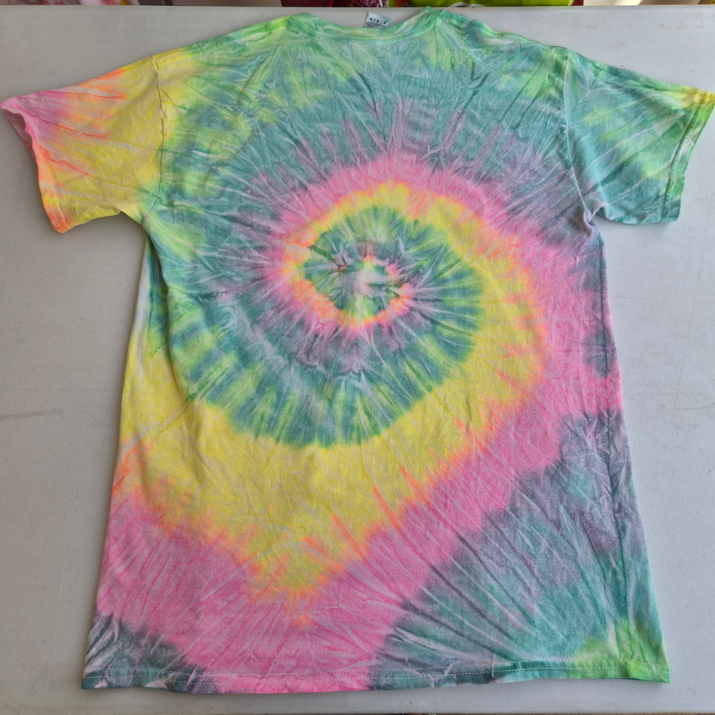 T-shirt femme tie-dye Colortone “Ripley's” multicolore – Taille M