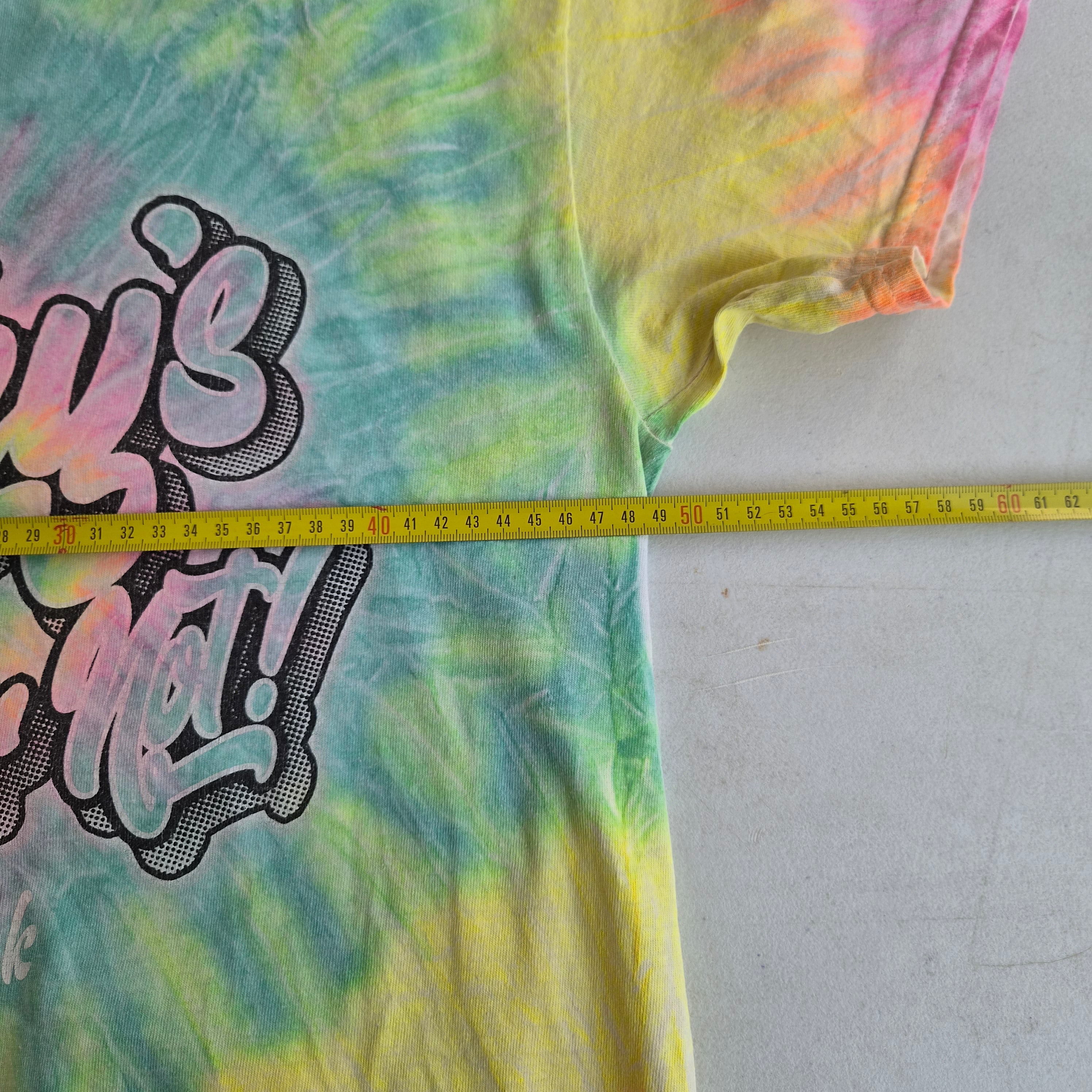 T-shirt femme tie-dye Colortone “Ripley's” multicolore – Taille M