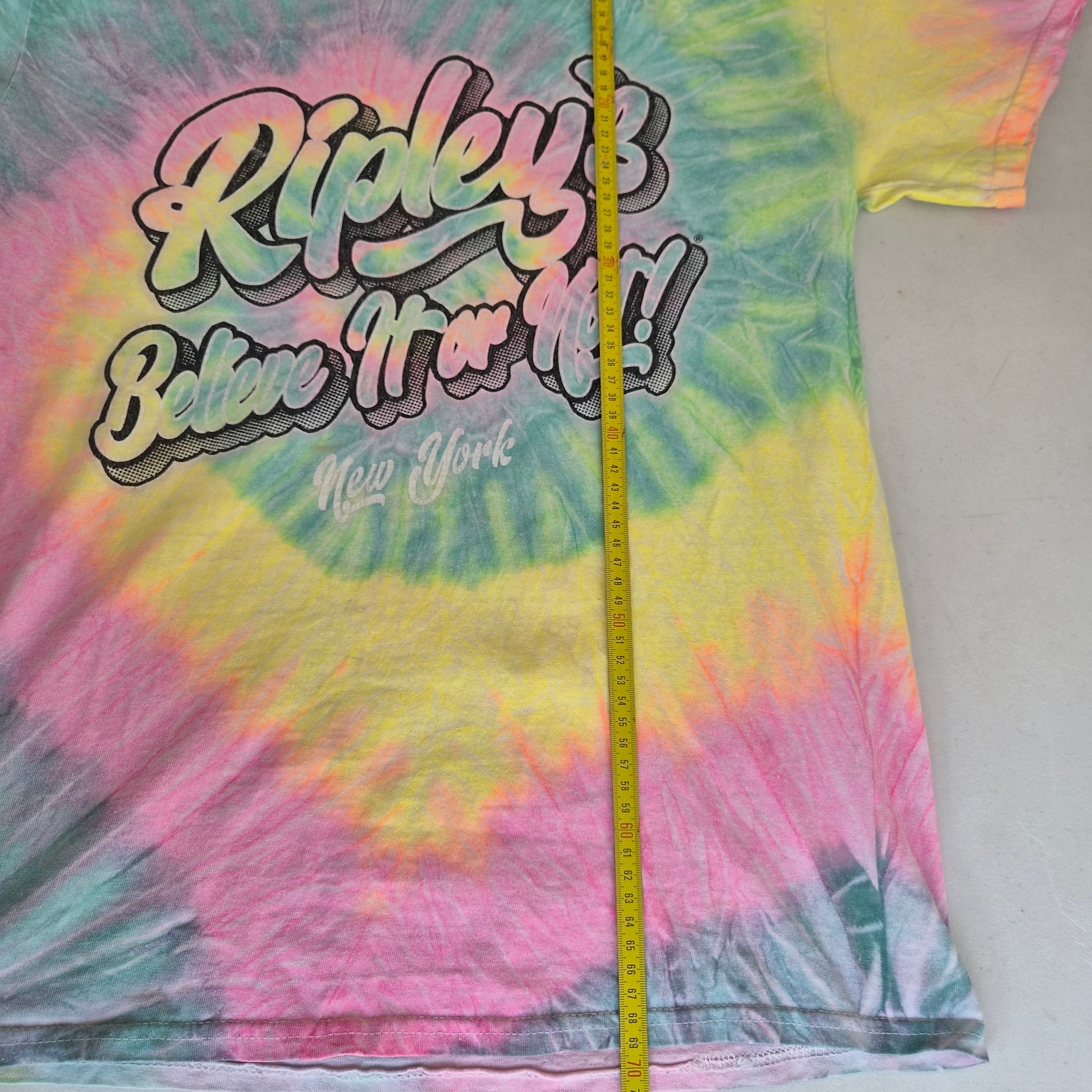T-shirt femme tie-dye Colortone “Ripley's” multicolore – Taille M