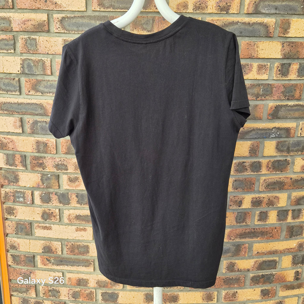 T-shirt noir Tee Library graphique tatouage femme taille S