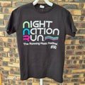 T-shirt Night Nation Run festival running USA noir taille S