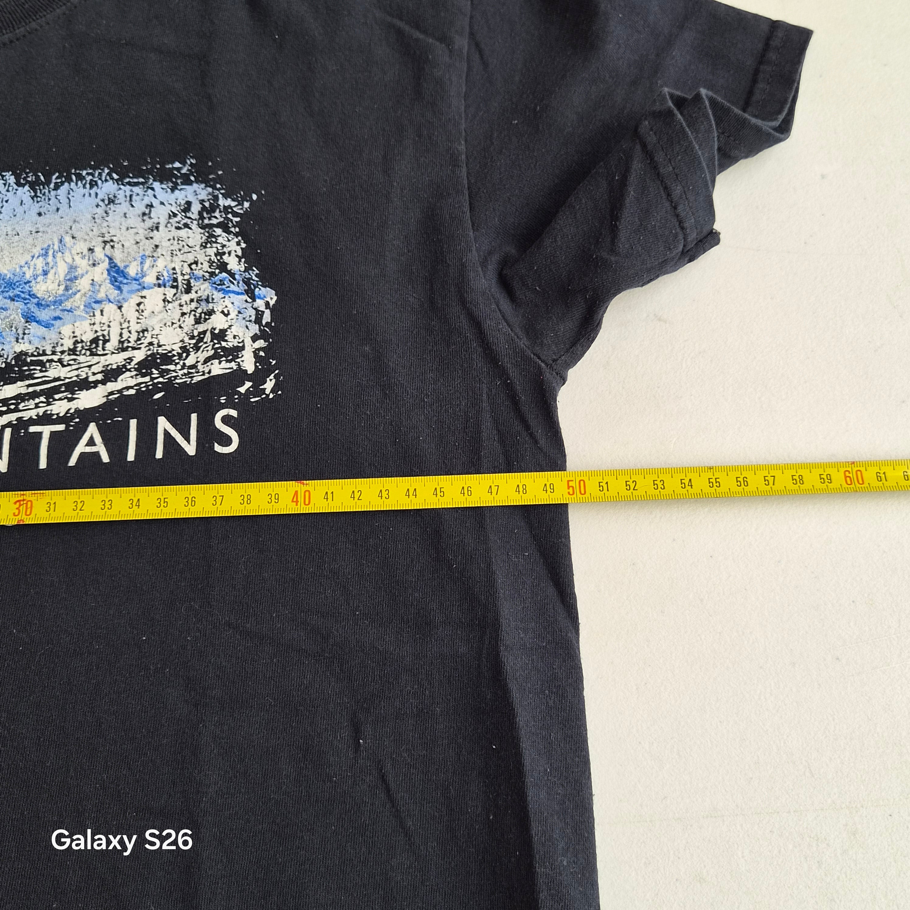 T-shirt Rocky Mountains Colorado noir Gildan taille M