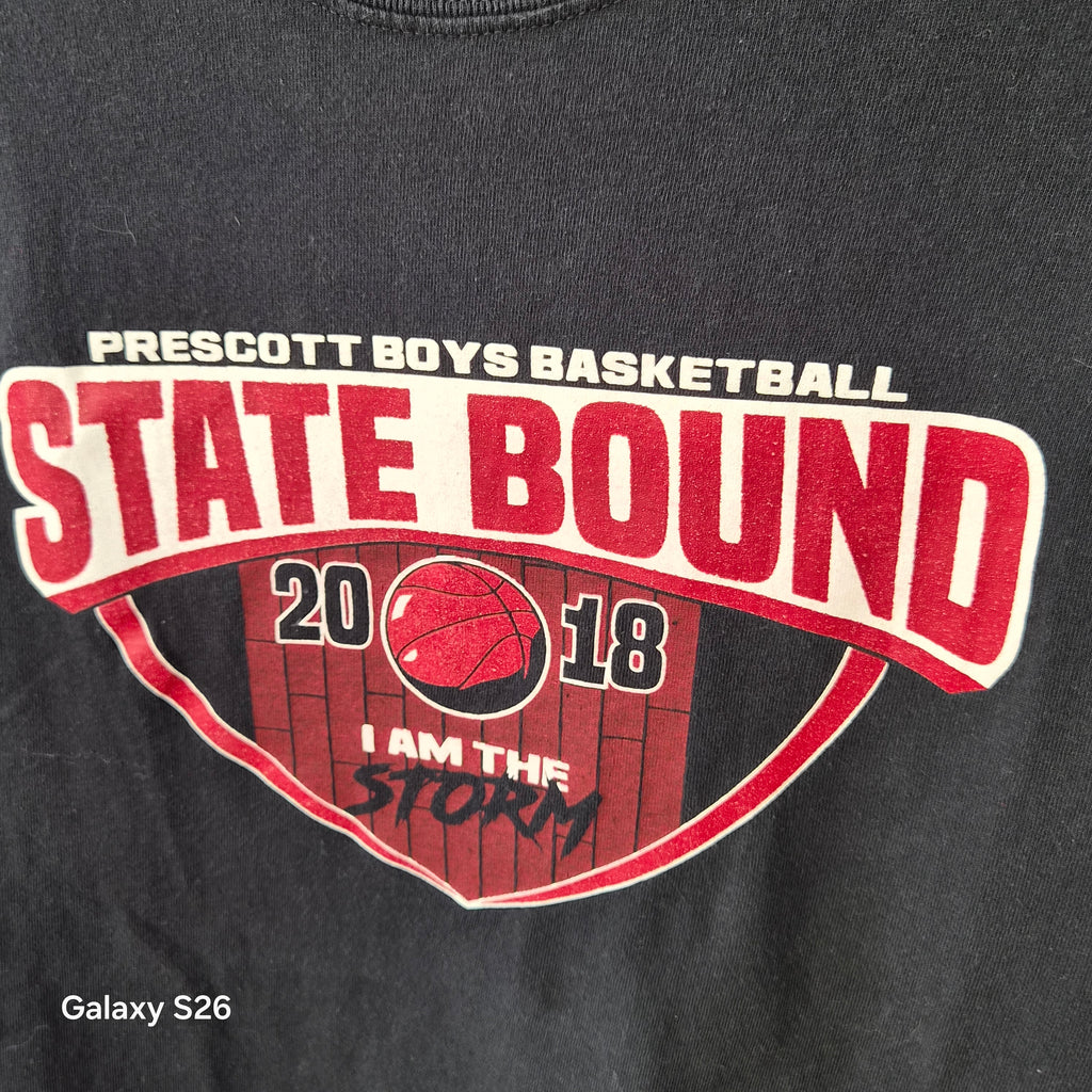 T-shirt Prescott Cardinals Basketball 2018 Gildan noir taille M