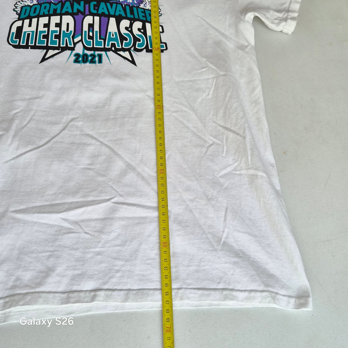 T-shirt Gildan Dorman Cavalier Cheer Classic 2021 blanc – M