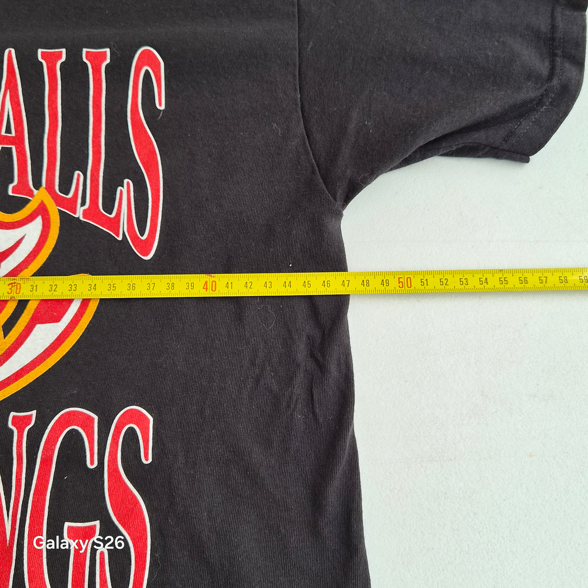 T-shirt M&O Gold Idaho Falls Spud Kings hockey noir M