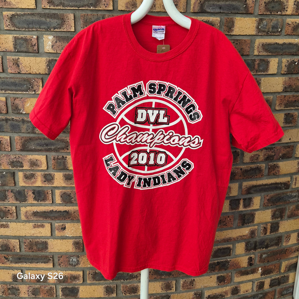 T-shirt Gildan Palm Springs DVL Champions 2010 rouge M