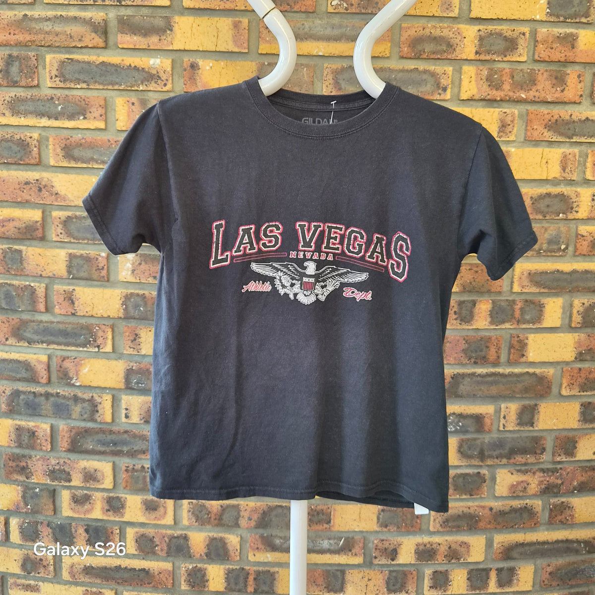 T-shirt Gildan Las Vegas Nevada Athletic Dept noir – L