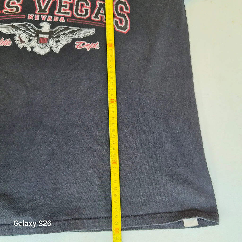 T-shirt Gildan Las Vegas Nevada Athletic Dept noir – L