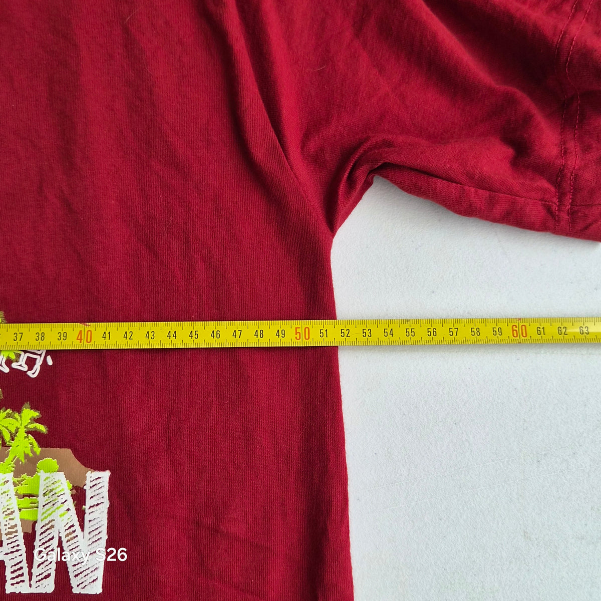 T-shirt Difer Sportswear Roatan Honduras rouge taille L