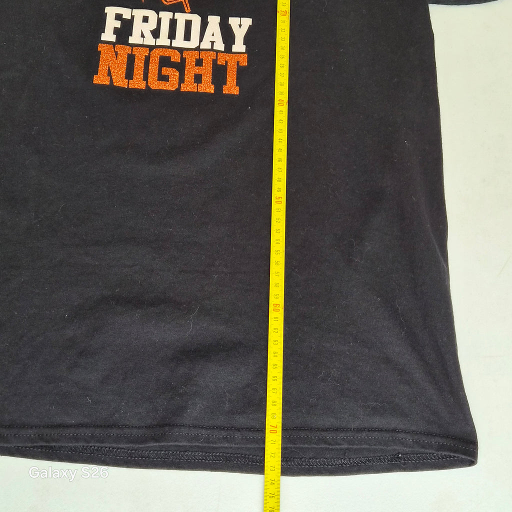 T-shirt football américain Friday Night Seniors noir taille L
