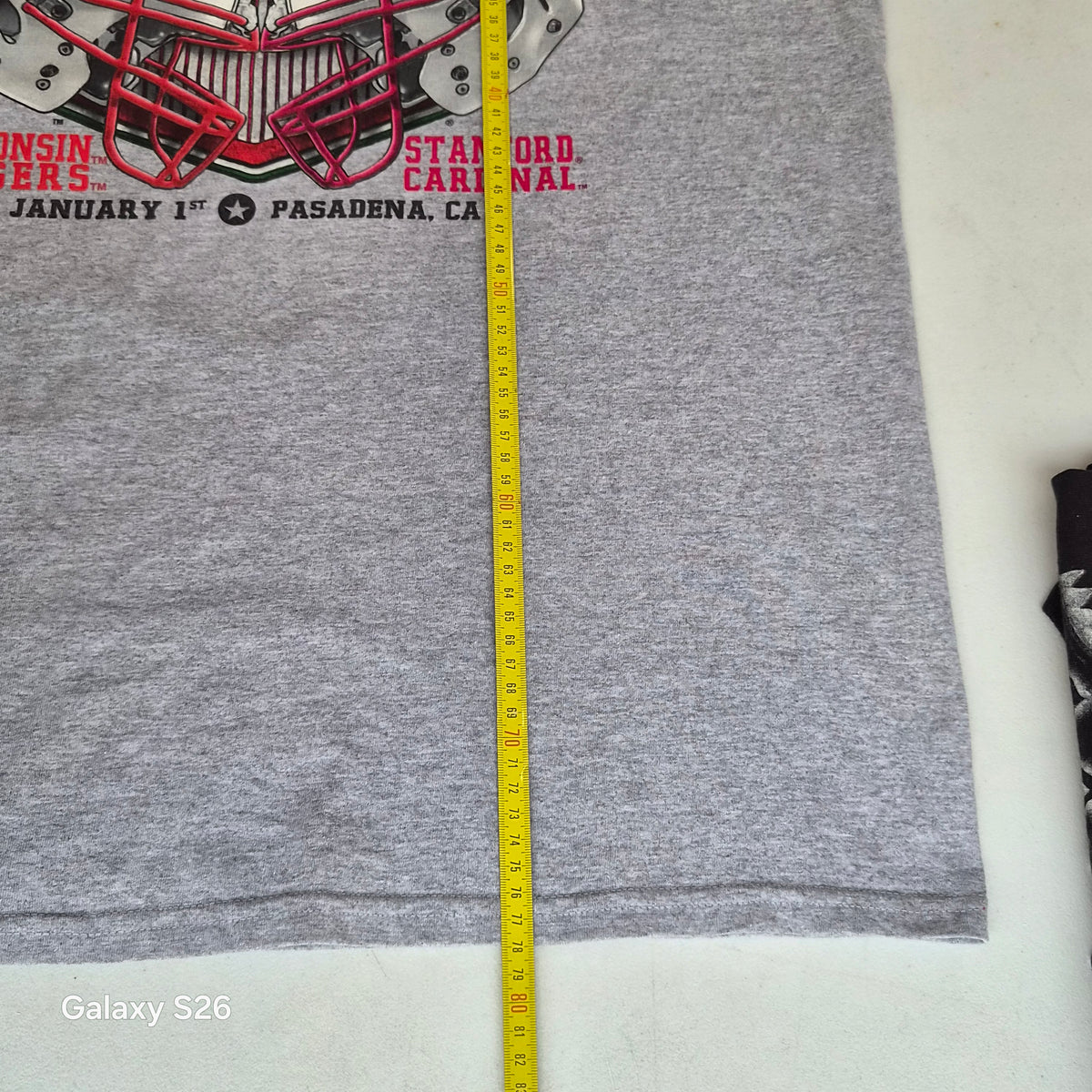 T-shirt manches longues Gildan Rose Bowl 2013 Wisconsin Stanford XL