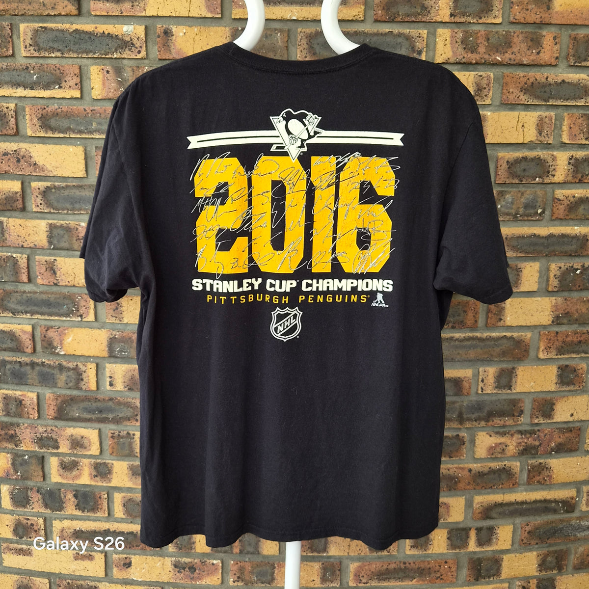 T-shirt Reebok Pittsburgh Penguins Stanley Cup Champions 2016 – XL