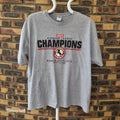 T-shirt Gildan Billings Mustangs Champions 2014 gris 2XL
