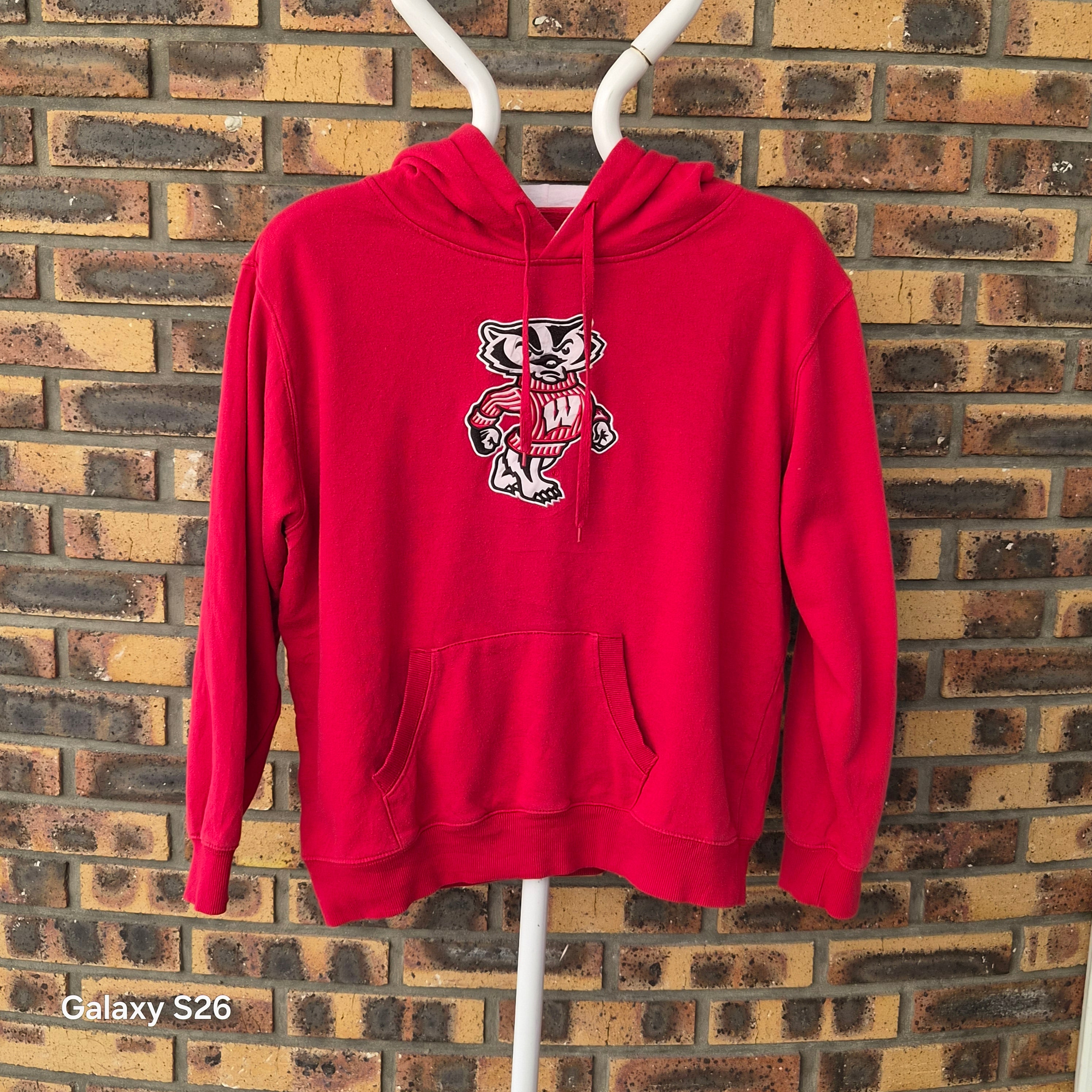 Sweat Stadium Athletics Wisconsin Badgers rouge femme XXL
