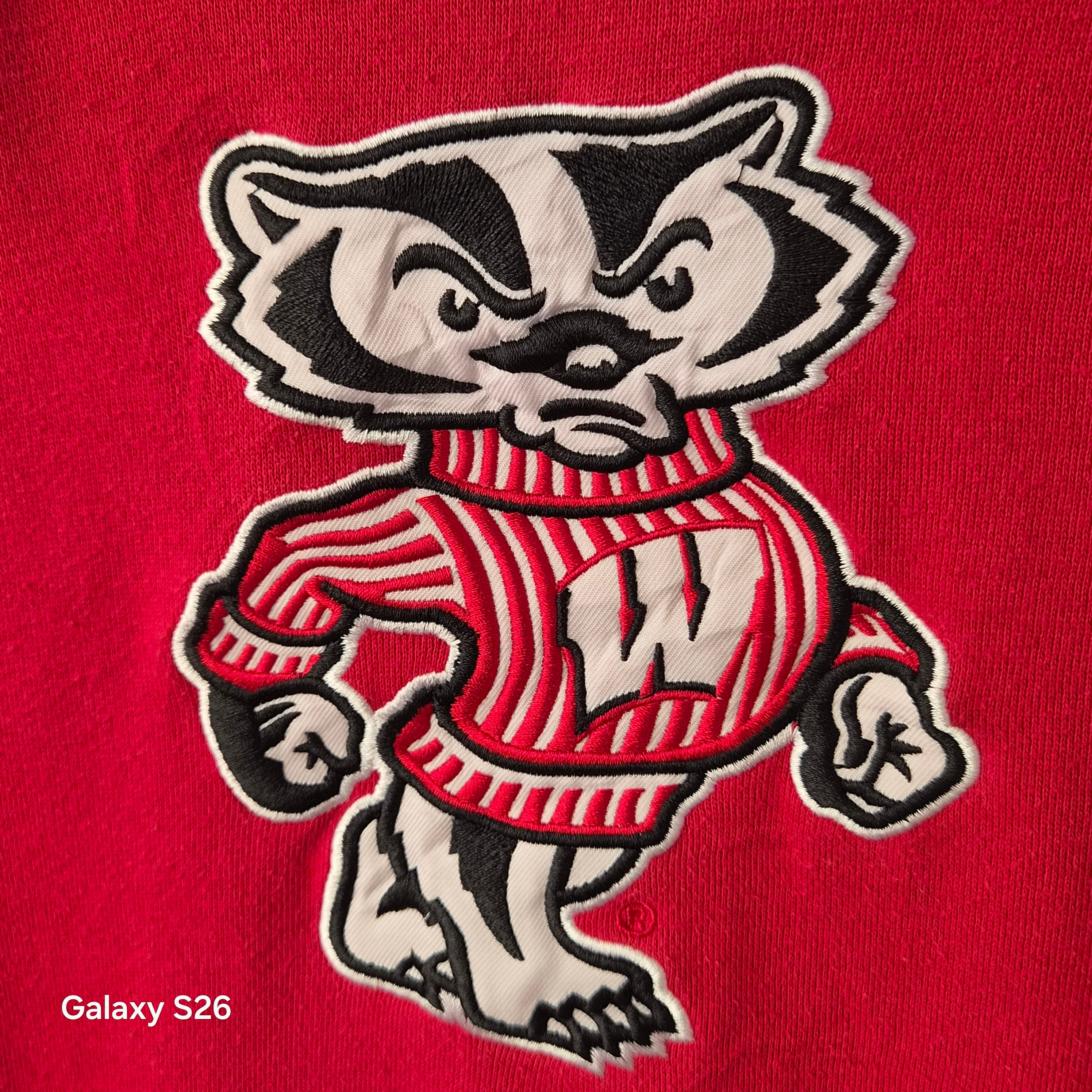 Sweat Stadium Athletics Wisconsin Badgers rouge femme XXL