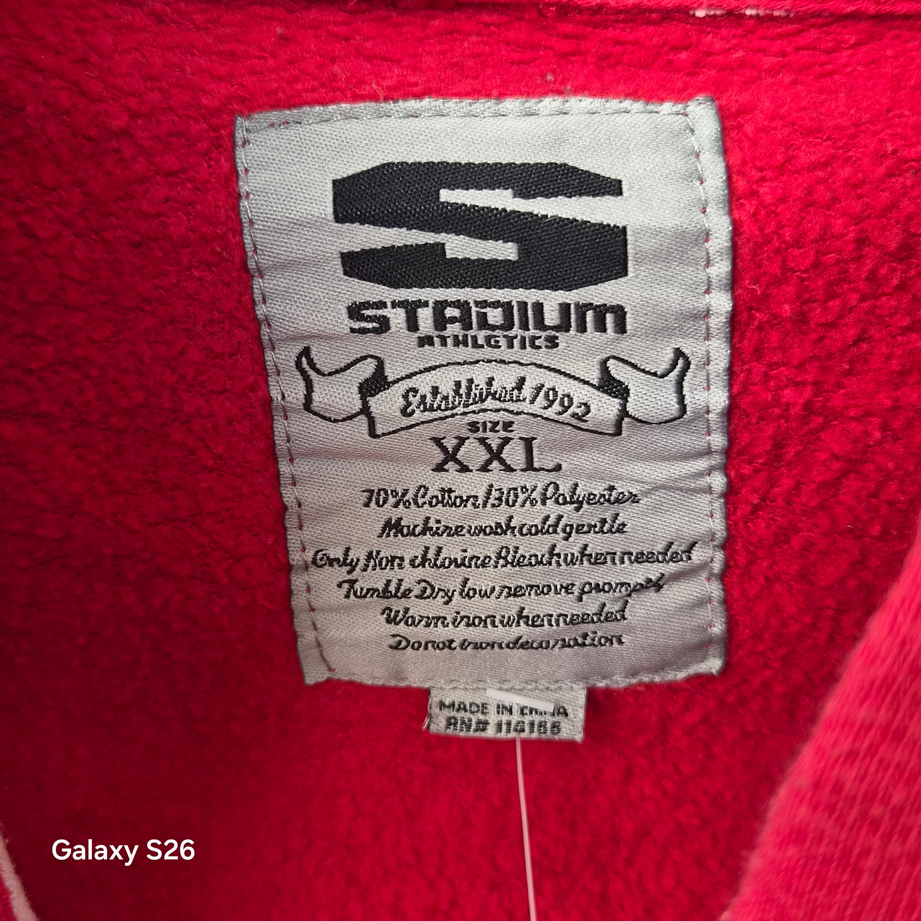 Sweat Stadium Athletics Wisconsin Badgers rouge femme XXL