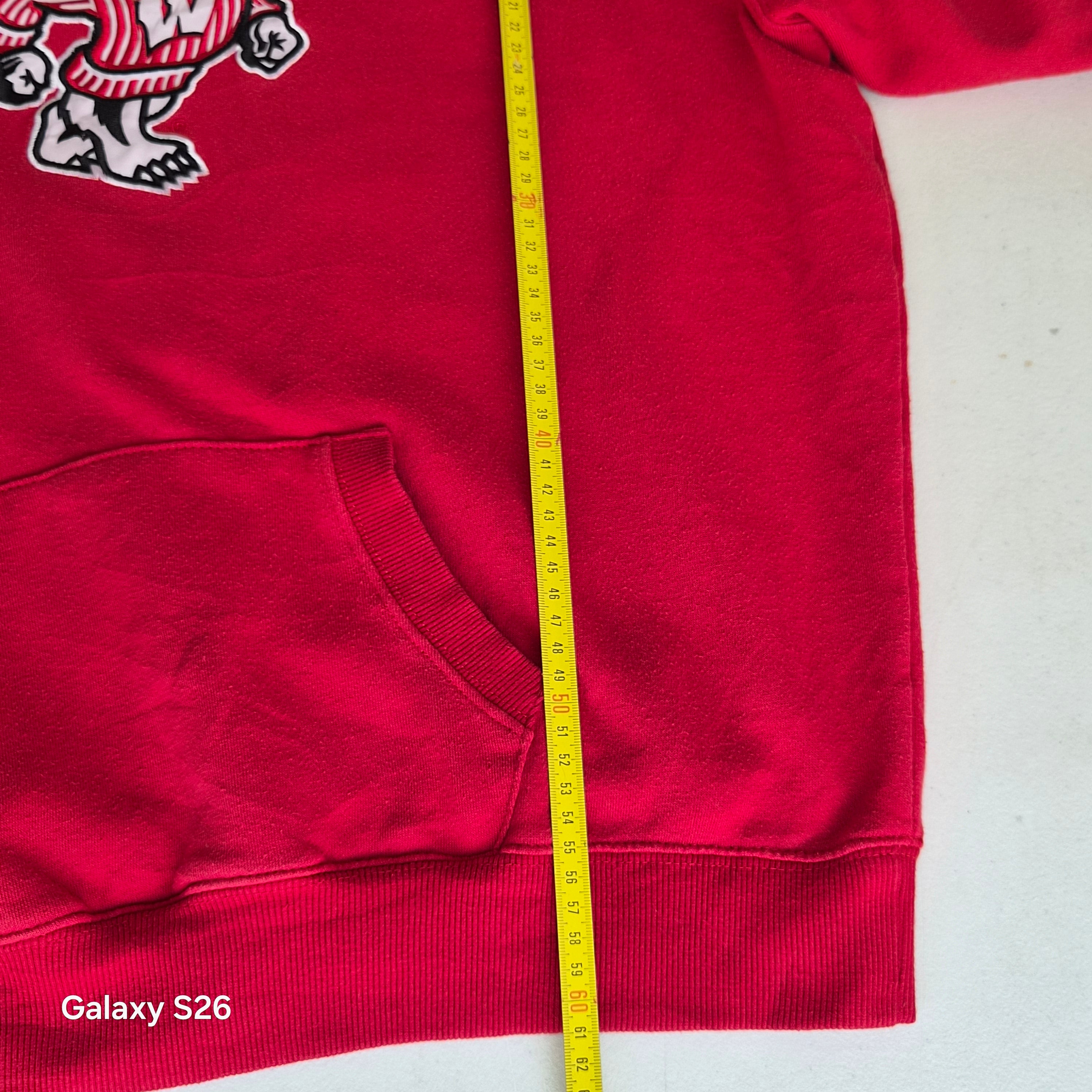 Sweat Stadium Athletics Wisconsin Badgers rouge femme XXL
