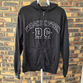 Sweat vintage Washington DC noir zippé taille XL