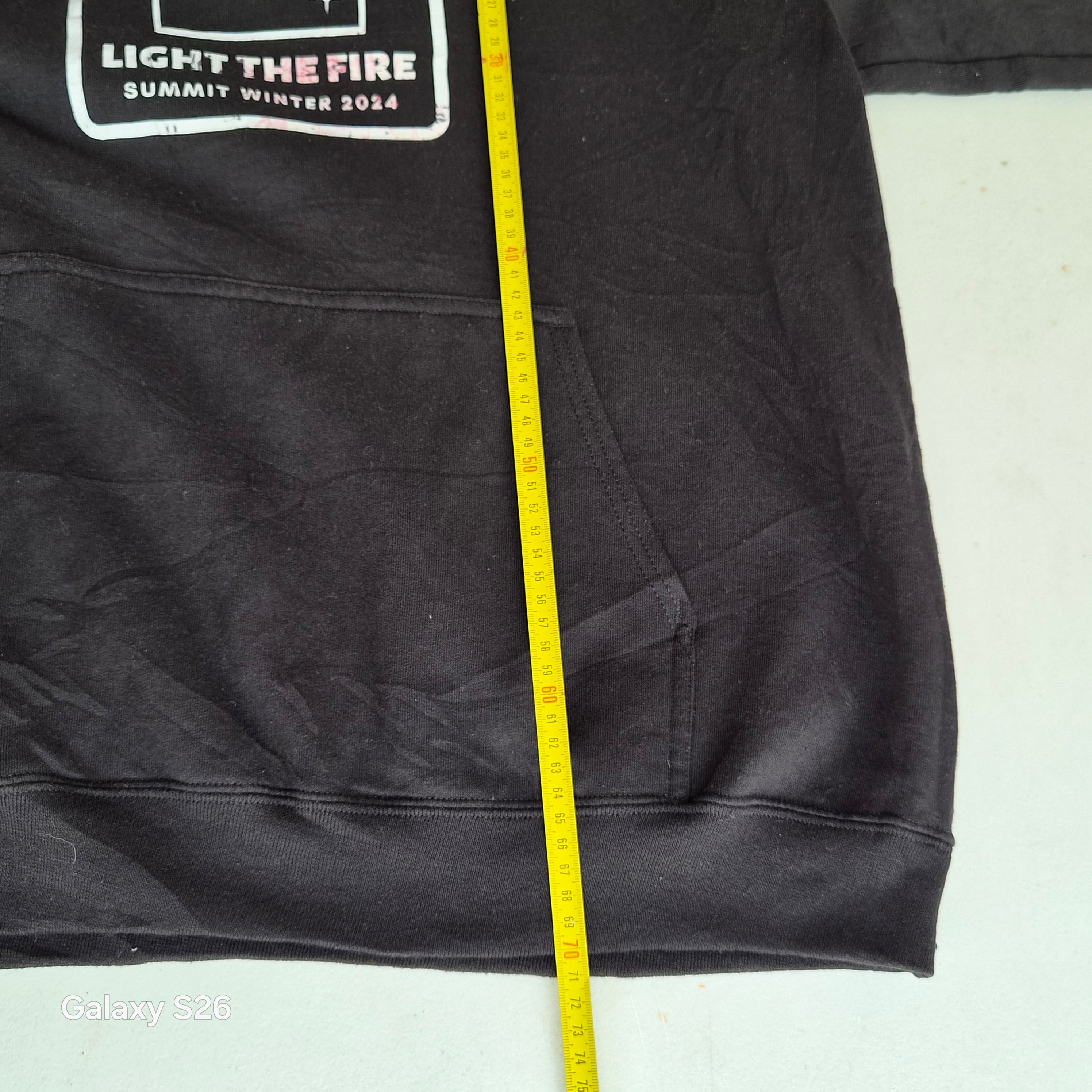 Sweat Port & Company Light the Fire USA noir taille L