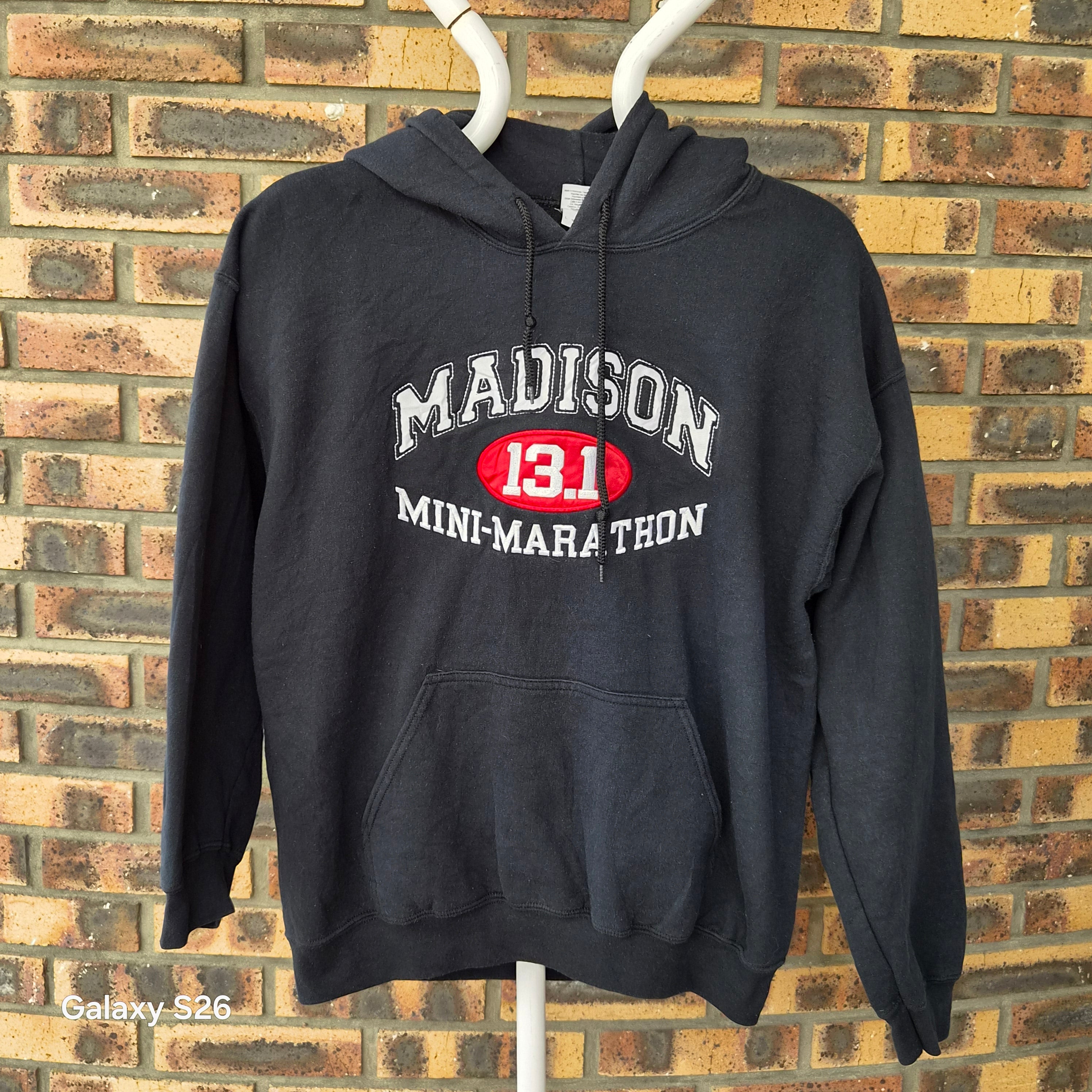Sweat Gildan Madison Mini Marathon USA noir taille L