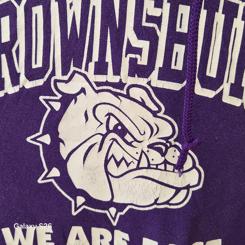 Sweat Gildan Brownsburg Bulldogs USA violet taille S