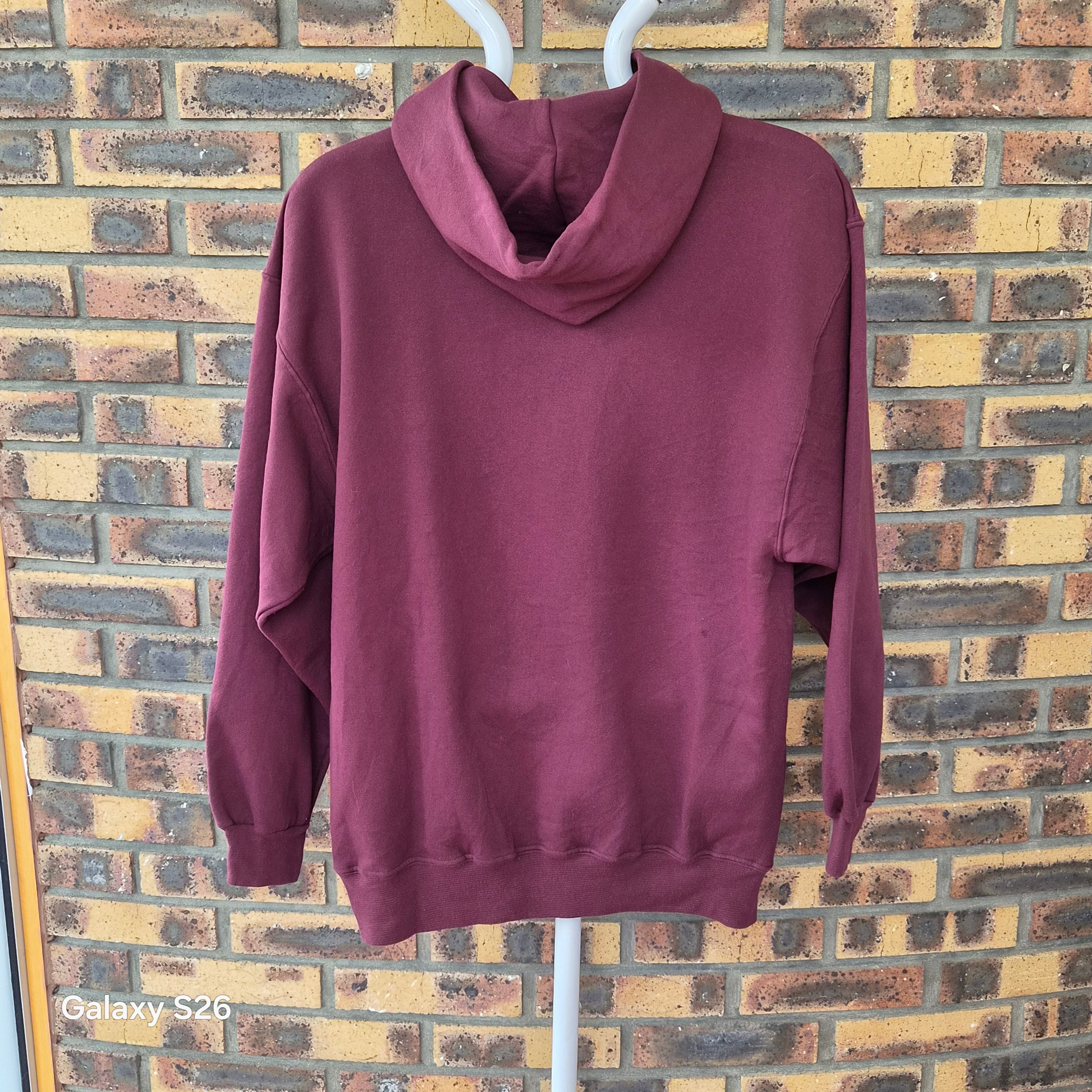 Sweat vintage USA Gardendale Baseball bordeaux taille XL