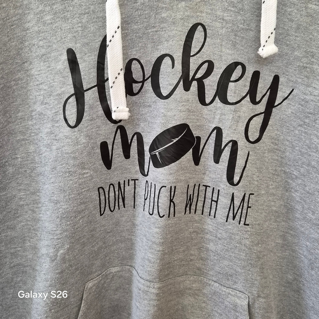 Sweat J. America Hockey Mom gris taille XL